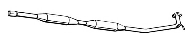 WALKER 16636 Middle Silencer